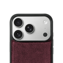 iPhone 17 Pro Max - Alcantara Back Cover - Wine Red