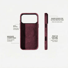 iPhone 18 Pro - Alcantara Case - Wine Red