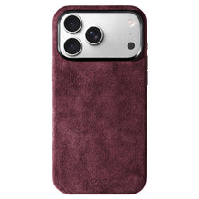 iPhone 17 Pro Max - Alcantara Case - Wine Red
