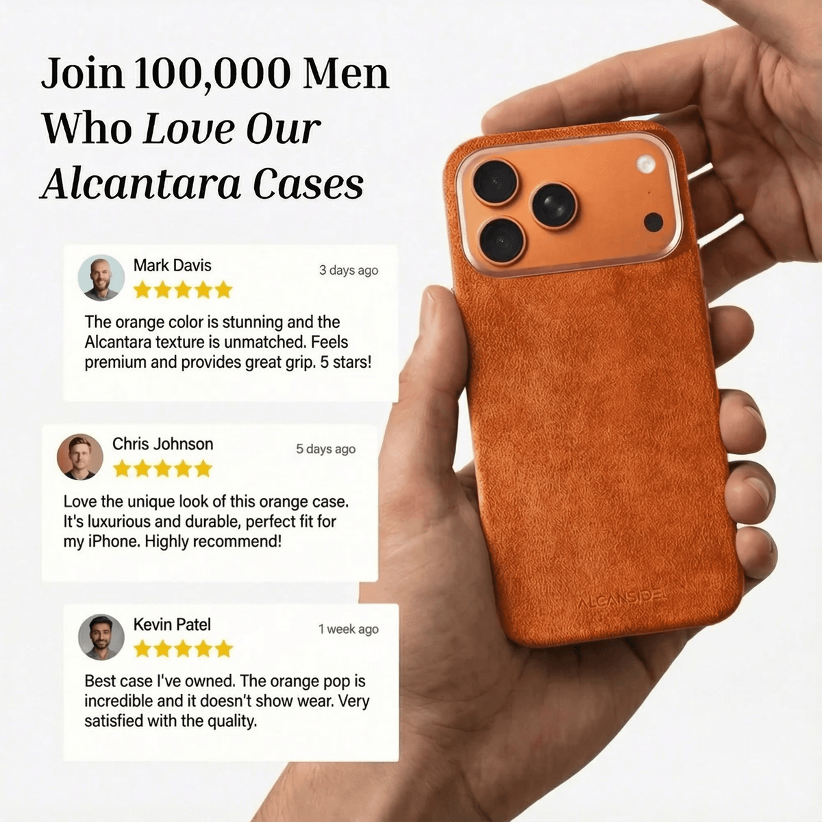 iPhone 17 Pro Max - Alcantara Case - Orange
