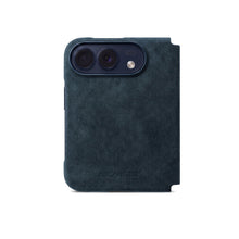 iPhone Duo - Alcantara Case - Navy Blue