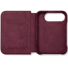 iPhone Duo - Alcantara Case - Wine Red