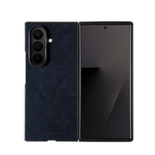Samsung Galaxy Z Fold 7 - Alcantara Case - Navy Blue