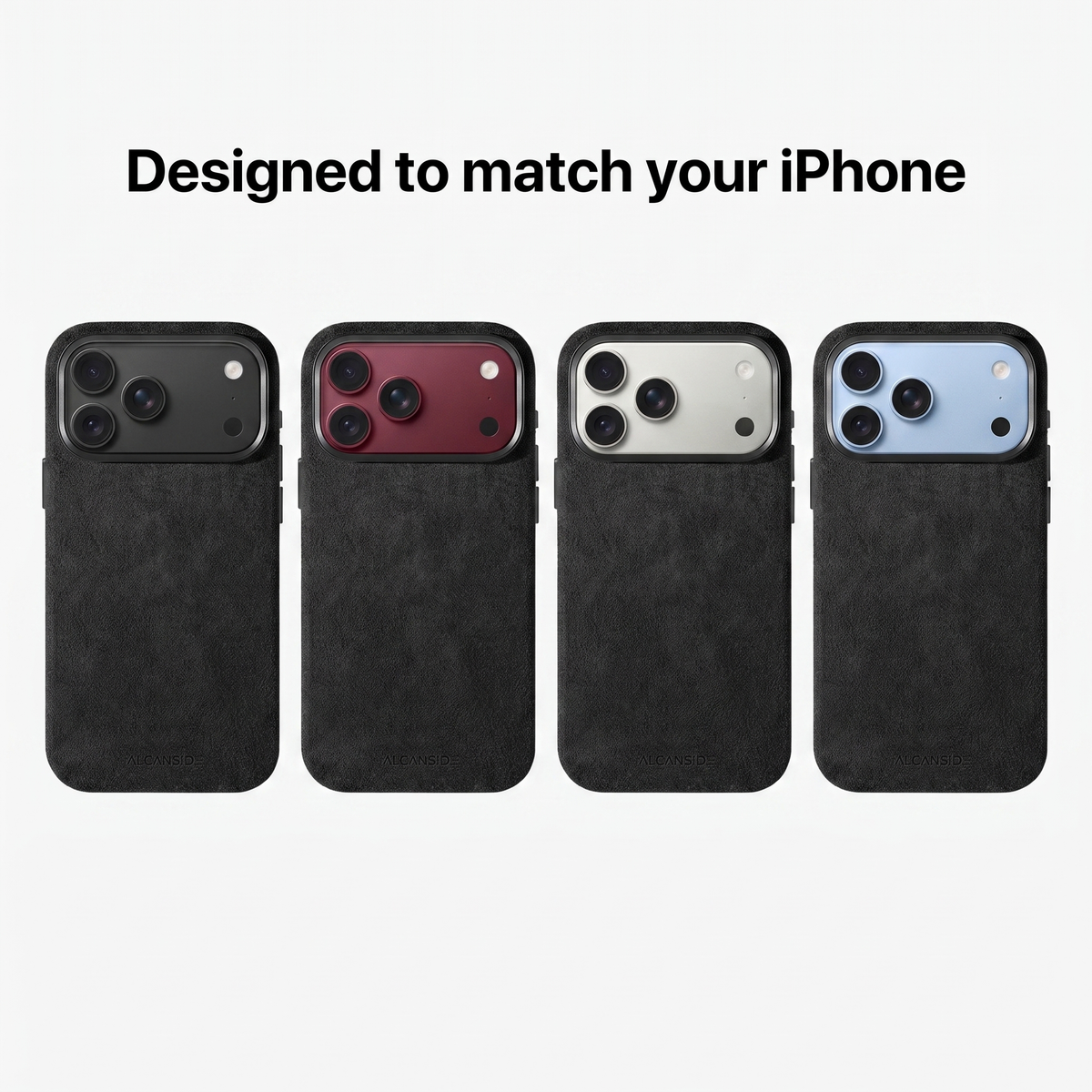 iPhone 18 Pro - Alcantara Case - Deep Black