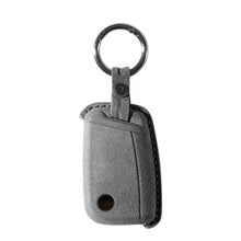 Alcantara Car Key Fob Cover for Volkswagen | Model A with Buckle - Space Grey