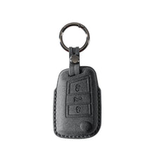 Alcantara Car Key Fob Cover for Volkswagen | Model F with Buckle - Space Grey